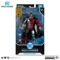Revenge of the Green Lanterns DC Multiverse Action Figure Cyborg Superman (Gold Label) 18 cm - The Happy Toy Store