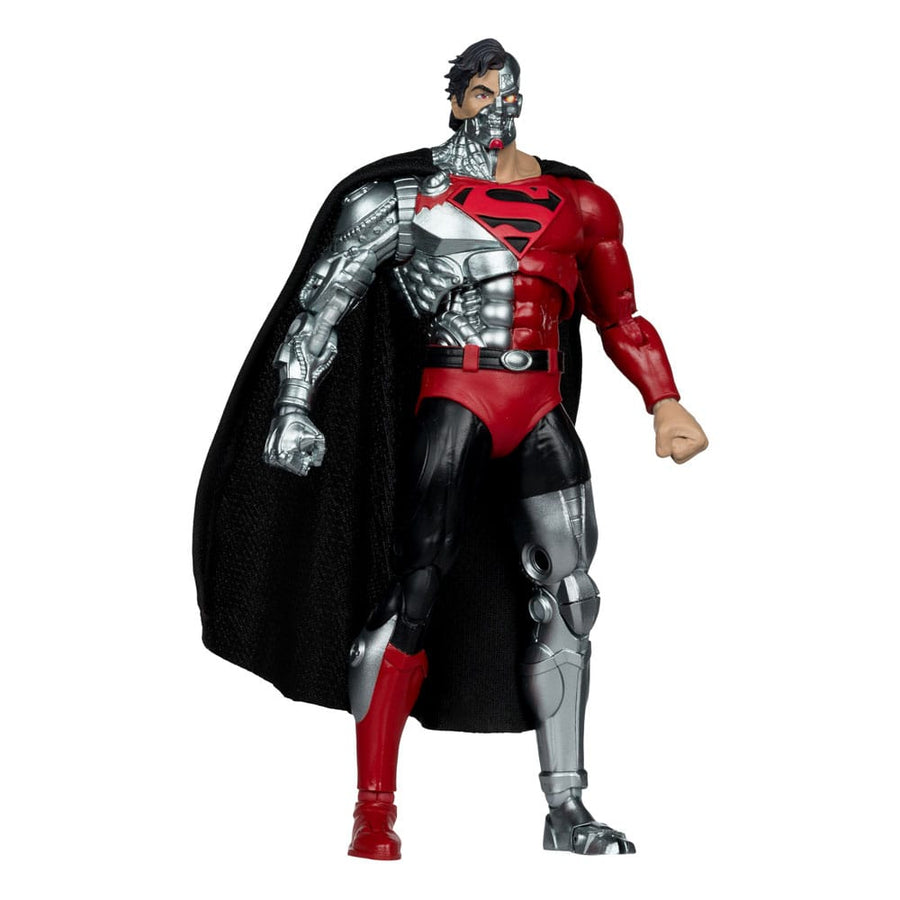 Revenge of the Green Lanterns DC Multiverse Action Figure Cyborg Superman (Gold Label) 18 cm - The Happy Toy Store