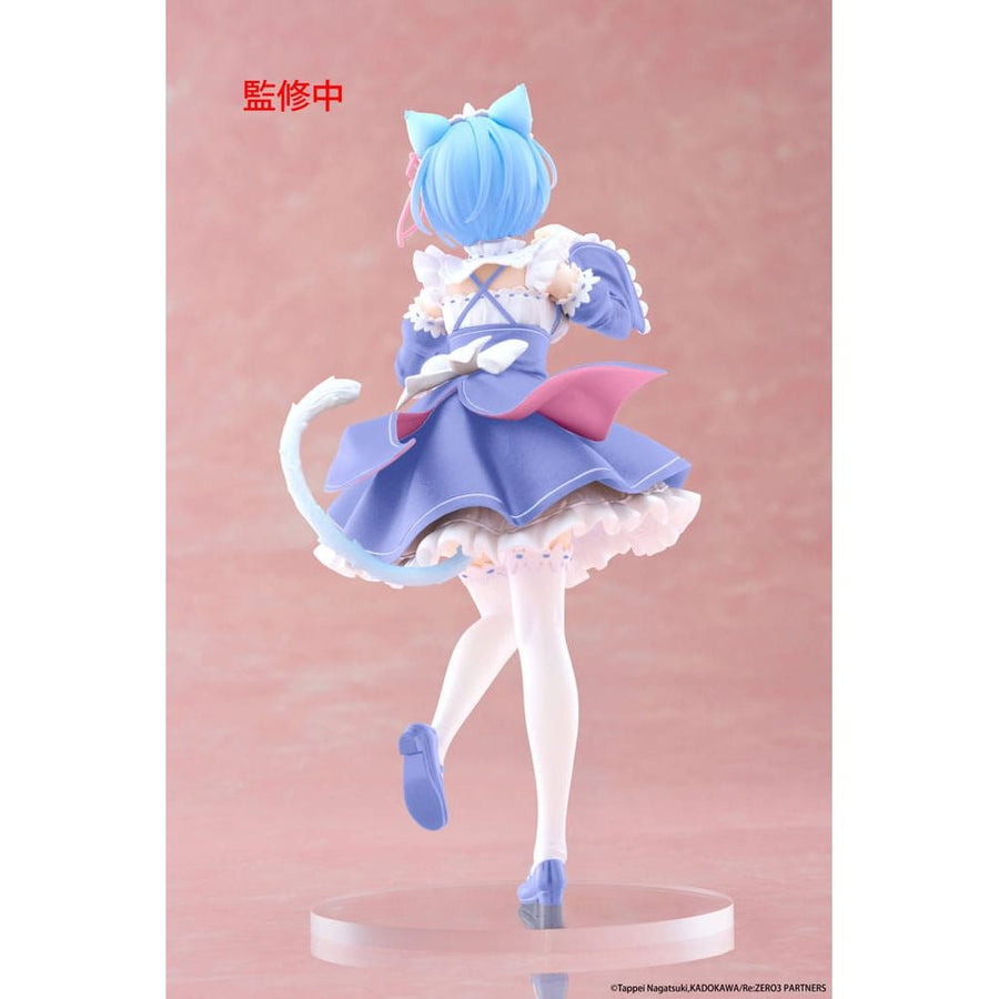 Re:Zero Starting Life in Another World Coreful PVC Statue Rem Cat Maid Ver. Renewal 18 cm - The Happy Toy Store