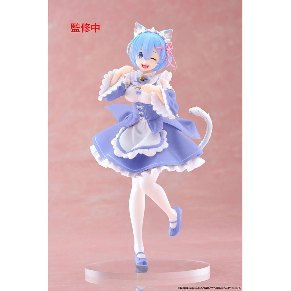 Re:Zero Starting Life in Another World Coreful PVC Statue Rem Cat Maid Ver. Renewal 18 cm - The Happy Toy Store