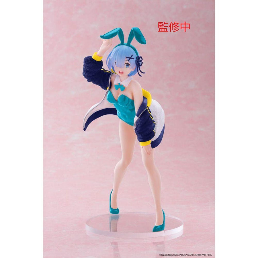 Re:Zero Starting Life in Another World Coreful PVC Statue Rem (Jacket Bunny Ver.) Renewal 18 cm - The Happy Toy Store