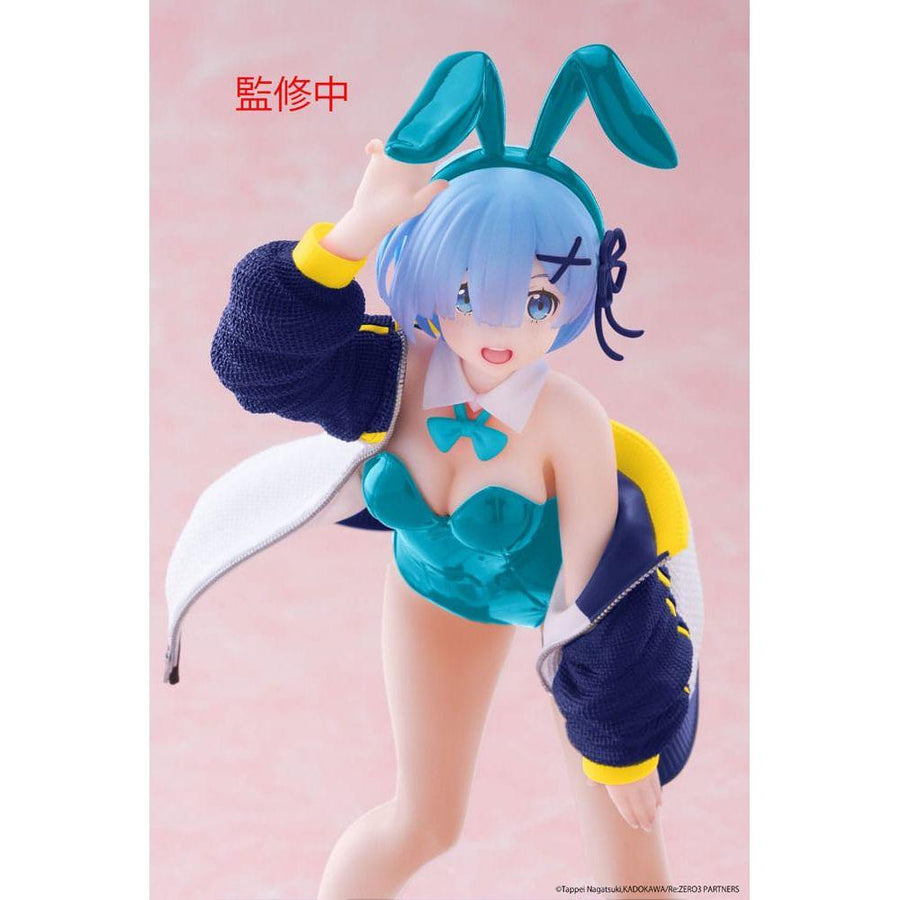 Re:Zero Starting Life in Another World Coreful PVC Statue Rem (Jacket Bunny Ver.) Renewal 18 cm - The Happy Toy Store