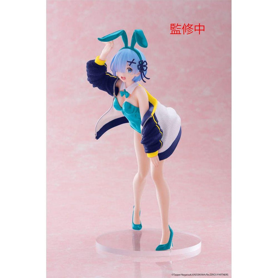Re:Zero Starting Life in Another World Coreful PVC Statue Rem (Jacket Bunny Ver.) Renewal 18 cm - The Happy Toy Store