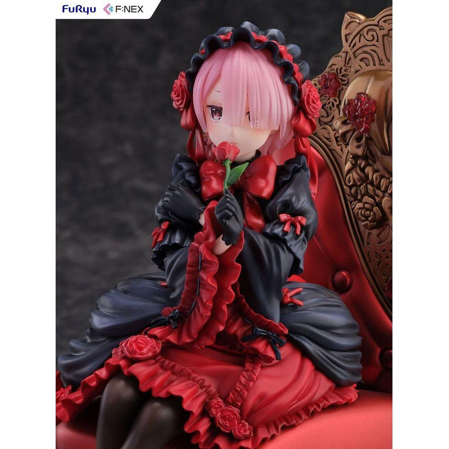 Re:ZERO - Starting Life in Another World F:NEX PVC Statue 1/7 Ram Gothic Ver. 20 cm - The Happy Toy Store