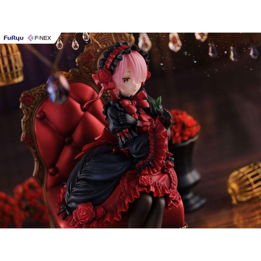Re:ZERO - Starting Life in Another World F:NEX PVC Statue 1/7 Ram Gothic Ver. 20 cm - The Happy Toy Store
