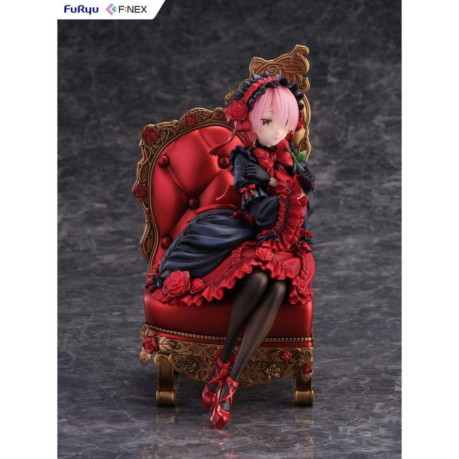 Re:ZERO - Starting Life in Another World F:NEX PVC Statue 1/7 Ram Gothic Ver. 20 cm - The Happy Toy Store
