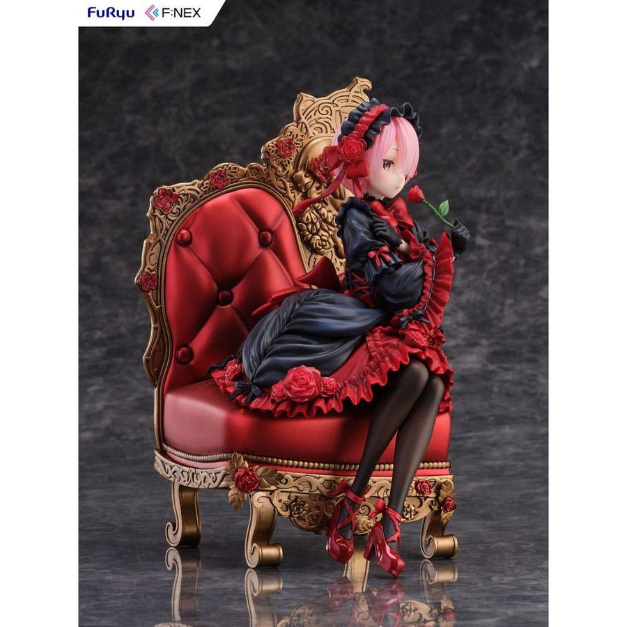 Re:ZERO - Starting Life in Another World F:NEX PVC Statue 1/7 Ram Gothic Ver. 20 cm - The Happy Toy Store