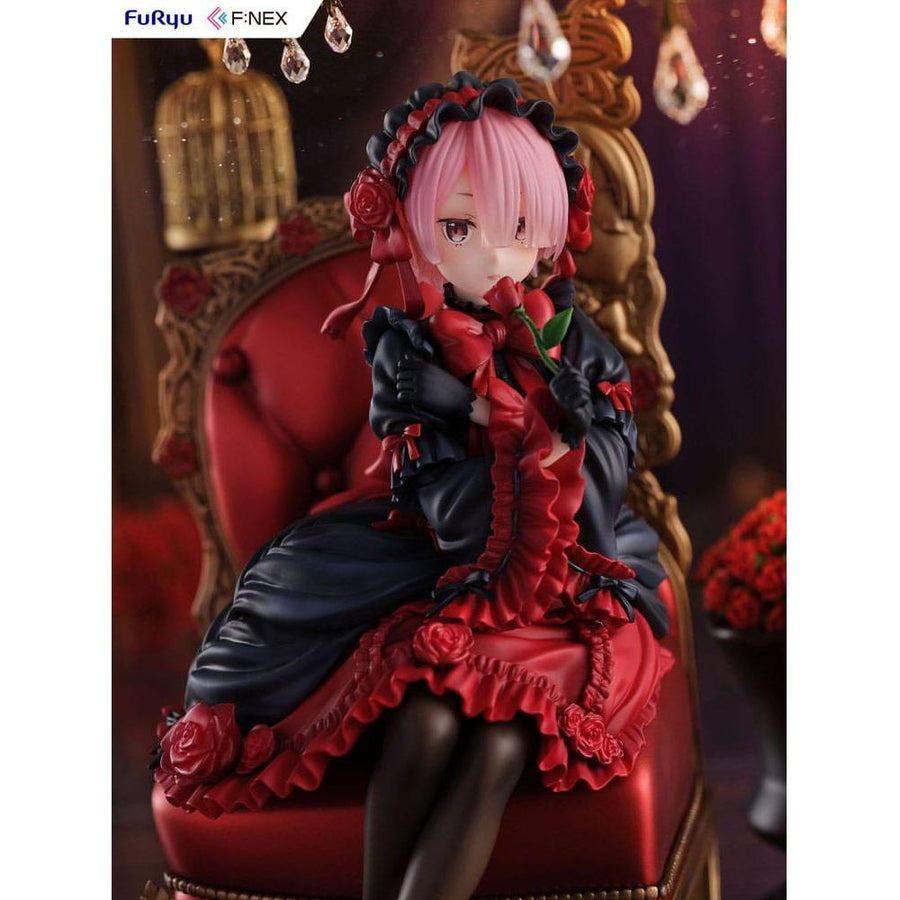 Re:ZERO - Starting Life in Another World F:NEX PVC Statue 1/7 Ram Gothic Ver. 20 cm - The Happy Toy Store