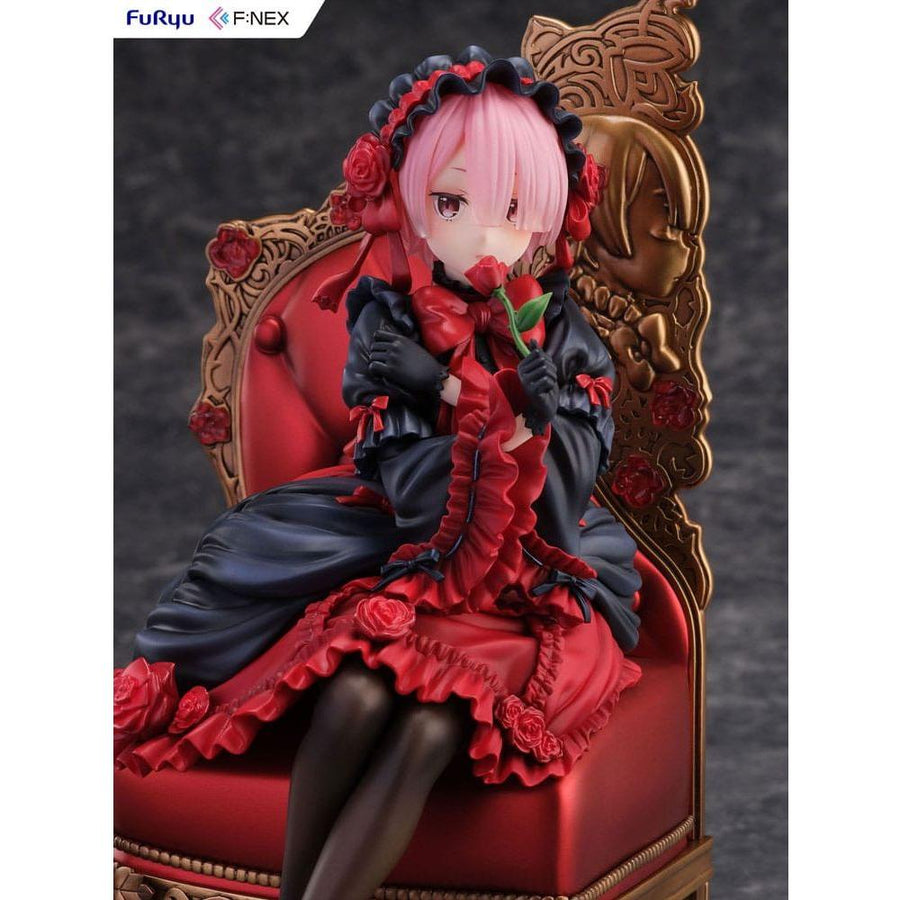Re:ZERO - Starting Life in Another World F:NEX PVC Statue 1/7 Ram Gothic Ver. 20 cm - The Happy Toy Store