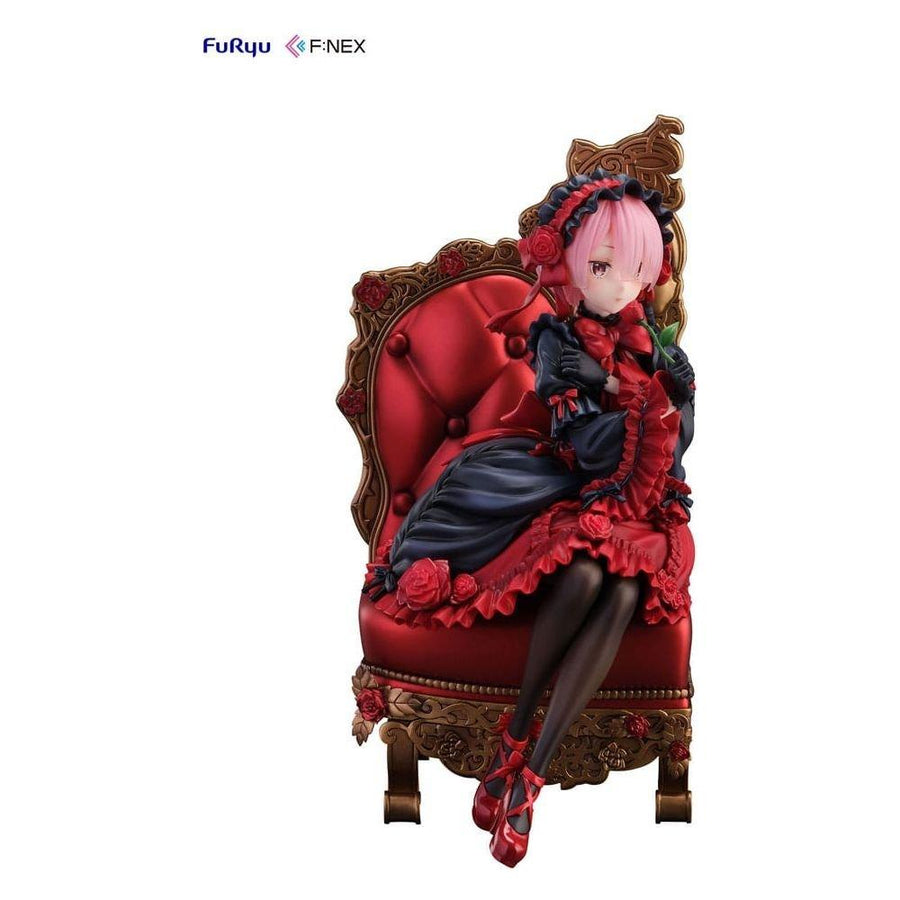 Re:ZERO - Starting Life in Another World F:NEX PVC Statue 1/7 Ram Gothic Ver. 20 cm - The Happy Toy Store