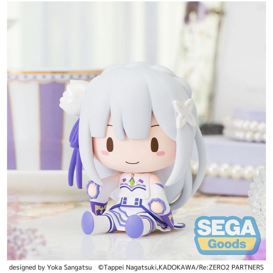 Re:Zero Starting Life in Another World Fuwa Petit Chibi Figure Emilia 8 cm - The Happy Toy Store