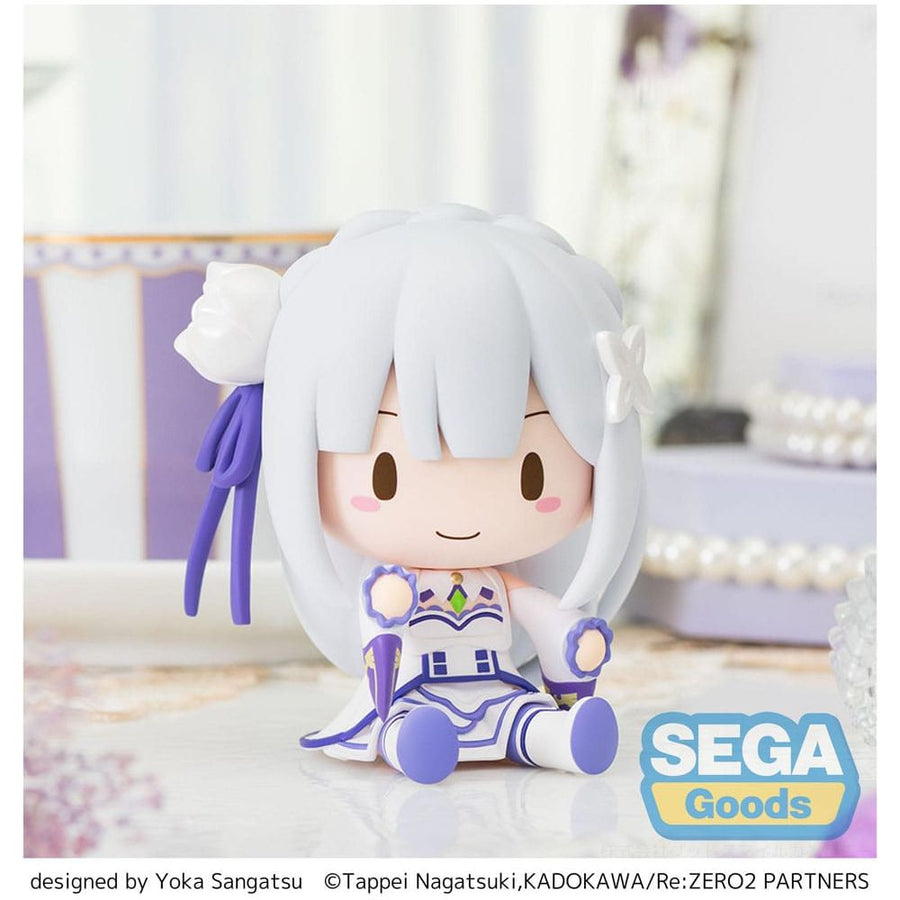 Re:Zero Starting Life in Another World Fuwa Petit Chibi Figure Emilia 8 cm - The Happy Toy Store