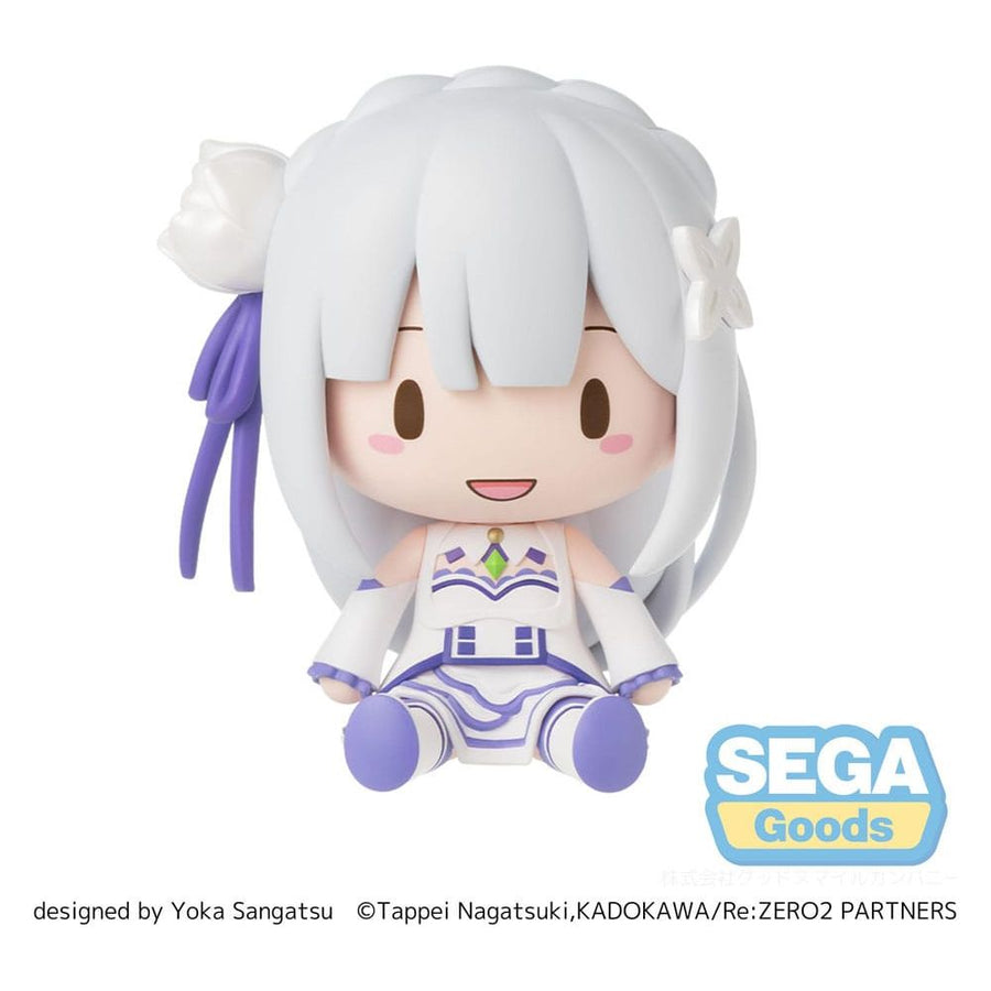 Re:Zero Starting Life in Another World Fuwa Petit Chibi Figure Emilia 8 cm - The Happy Toy Store