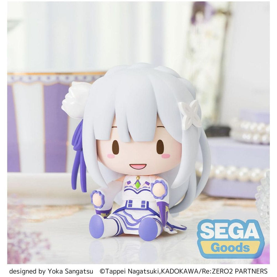Re:Zero Starting Life in Another World Fuwa Petit Chibi Figure Emilia 8 cm - The Happy Toy Store
