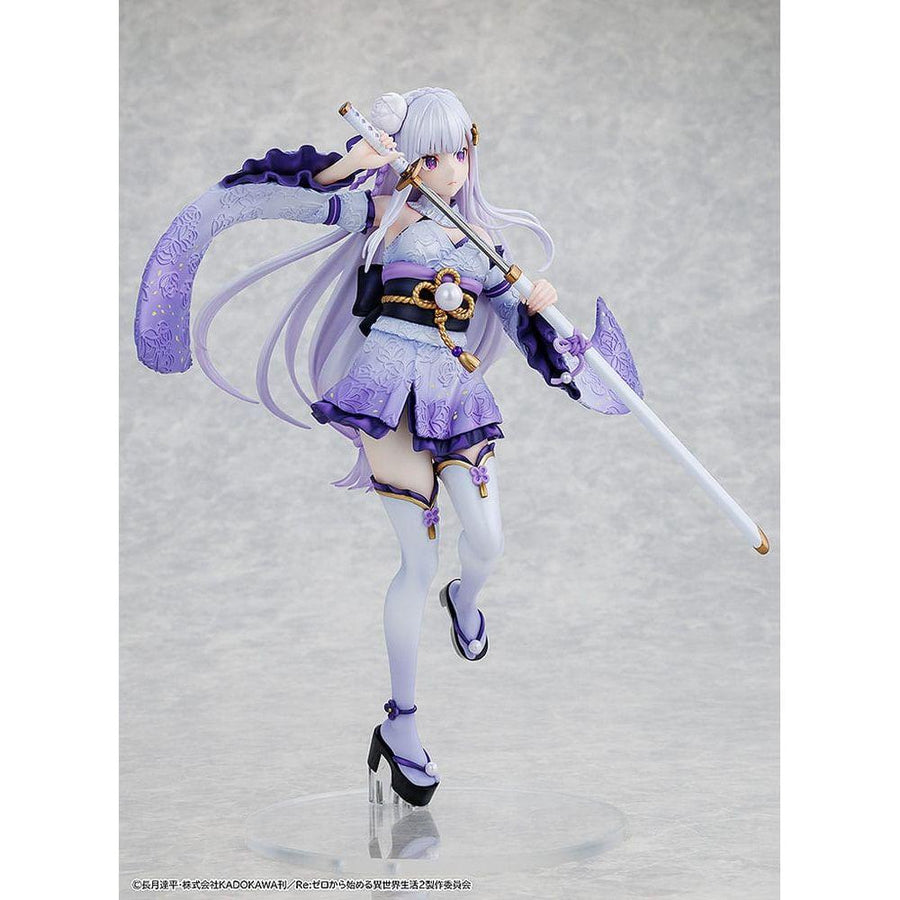 Re:ZERO - Starting Life in Another World - PVC Statue 1/7 Emilia Combat Outfit ver. 24 cm - The Happy Toy Store