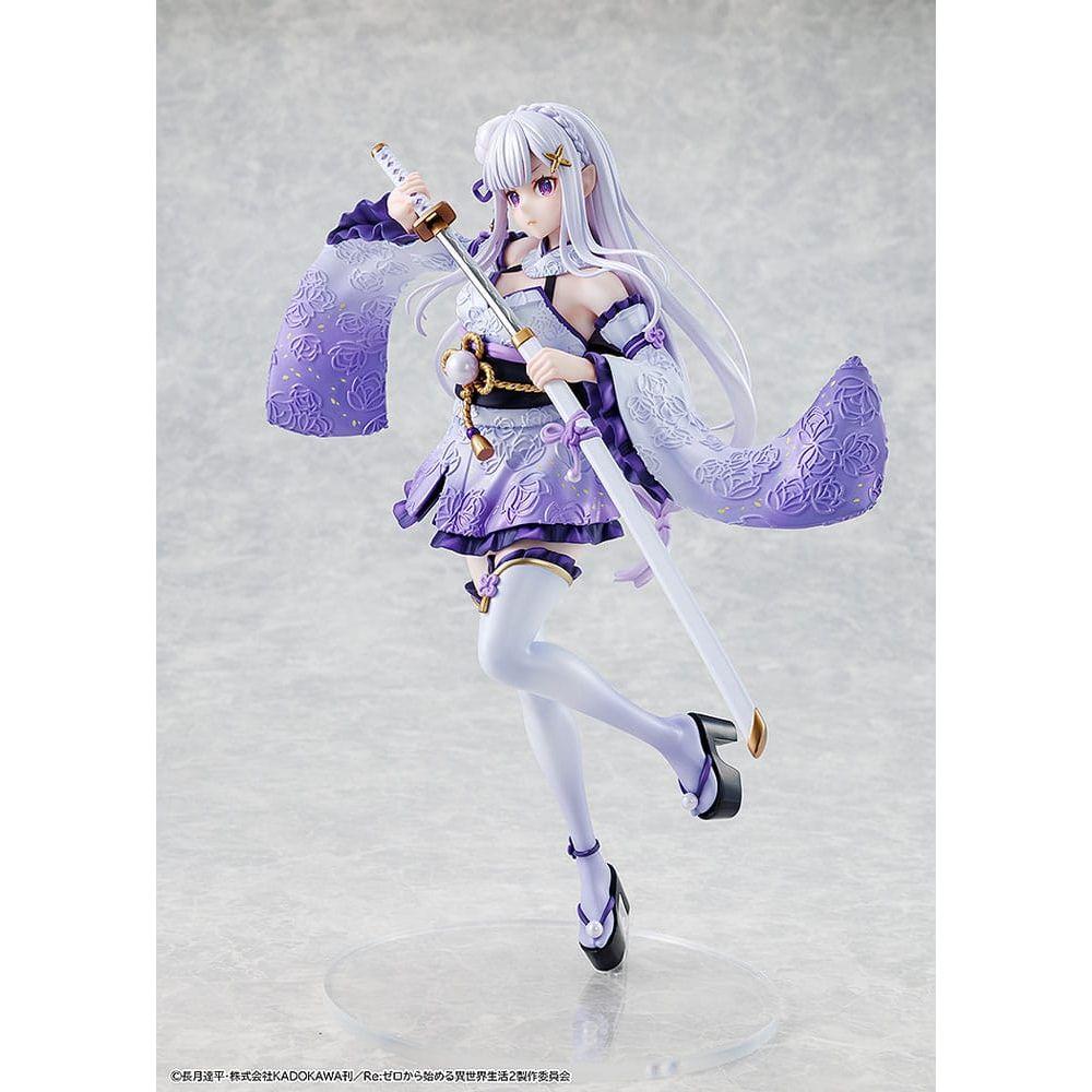 Re:ZERO - Starting Life in Another World - PVC Statue 1/7 Emilia Combat Outfit ver. 24 cm - The Happy Toy Store