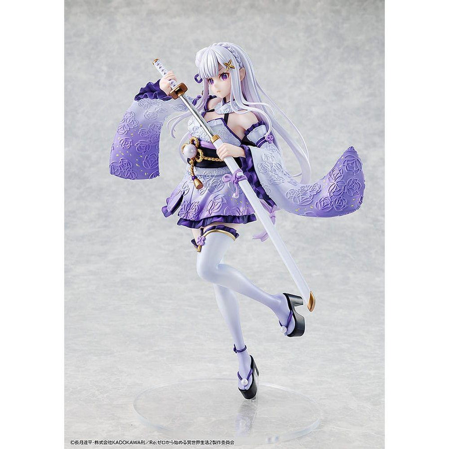 Re:ZERO - Starting Life in Another World - PVC Statue 1/7 Emilia Combat Outfit ver. 24 cm - The Happy Toy Store