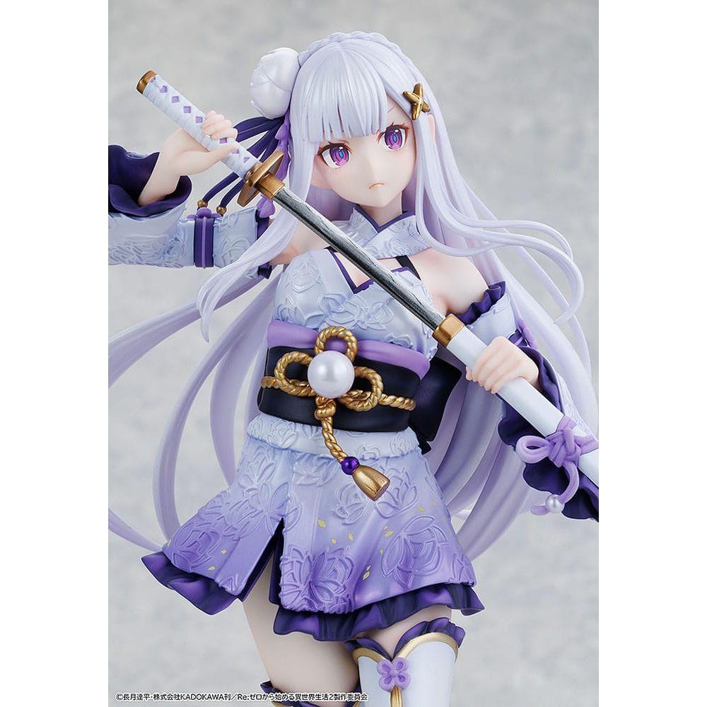 Re:ZERO - Starting Life in Another World - PVC Statue 1/7 Emilia Combat Outfit ver. 24 cm - The Happy Toy Store