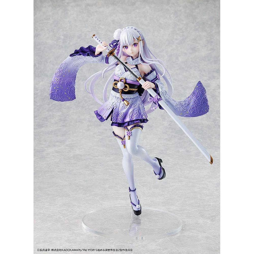Re:ZERO - Starting Life in Another World - PVC Statue 1/7 Emilia Combat Outfit ver. 24 cm - The Happy Toy Store