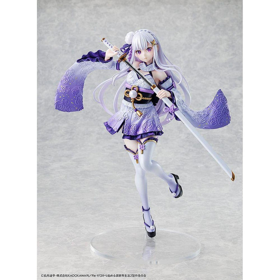Re:ZERO - Starting Life in Another World - PVC Statue 1/7 Emilia Combat Outfit ver. 24 cm - The Happy Toy Store