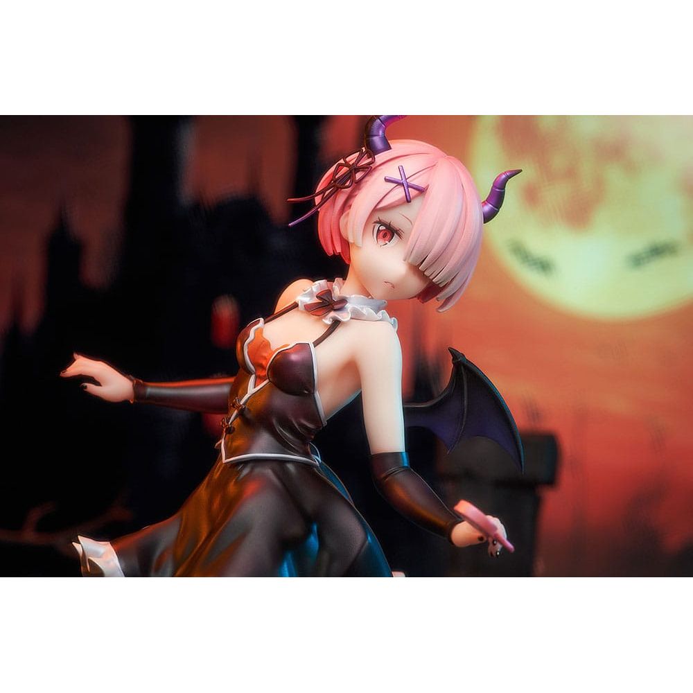 Re:ZERO - Starting Life in Another World - PVC Statue 1/7 Ram: Phantom Night Wizard Ver. 26 cm - The Happy Toy Store
