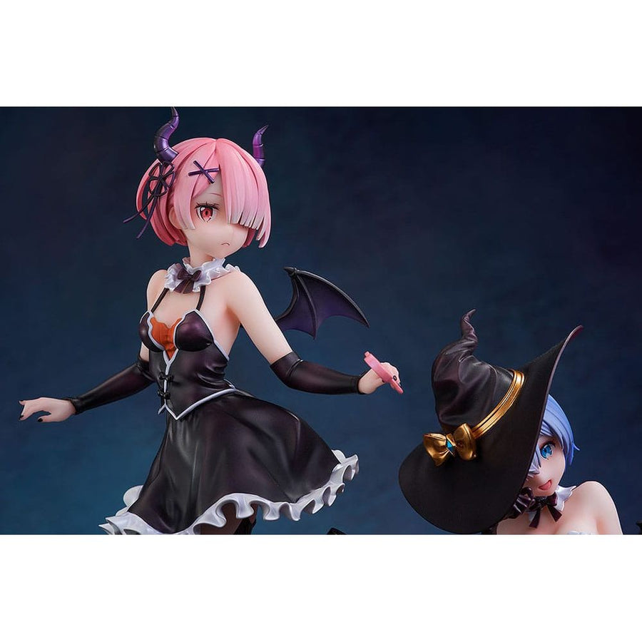Re:ZERO - Starting Life in Another World - PVC Statue 1/7 Ram: Phantom Night Wizard Ver. 26 cm - The Happy Toy Store
