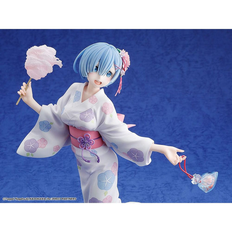 Re:ZERO - Starting Life in Another World - PVC Statue 1/8 Rem Yukata Ver. Renewal Package Edition 23 cm - The Happy Toy Store