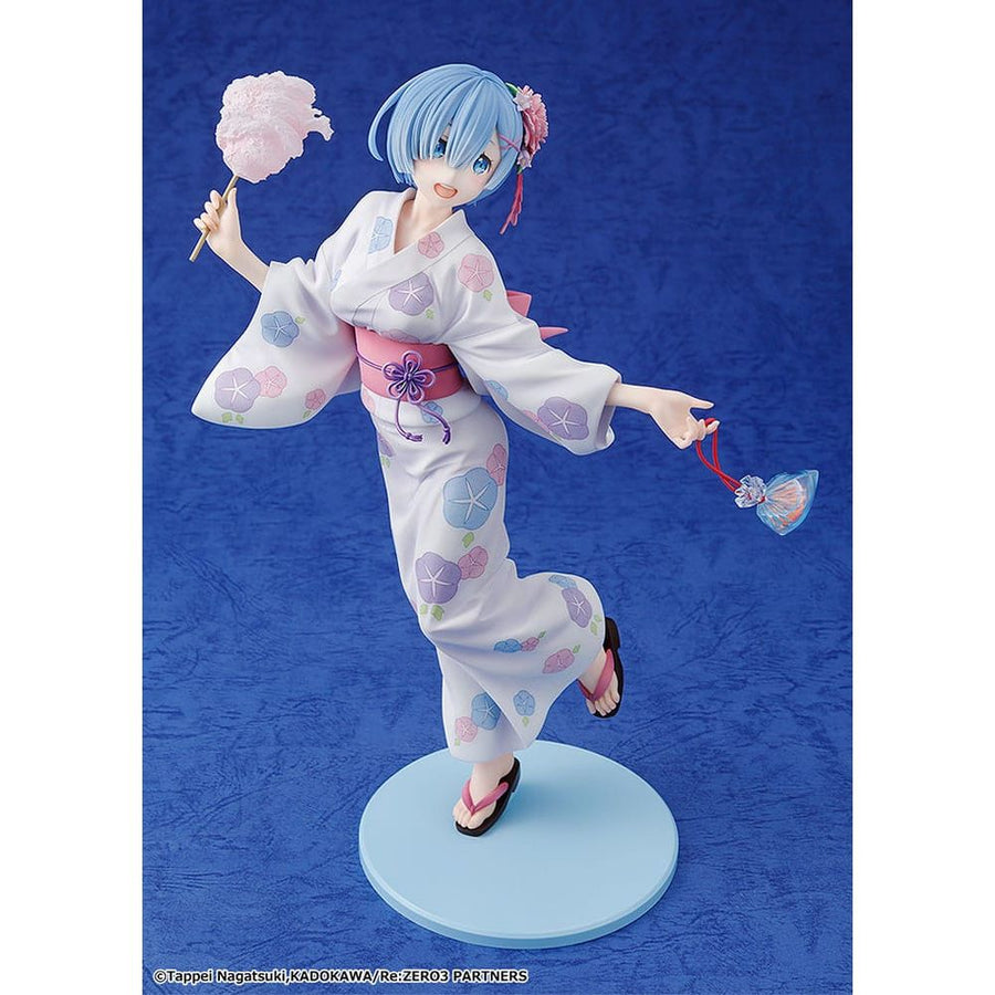 Re:ZERO - Starting Life in Another World - PVC Statue 1/8 Rem Yukata Ver. Renewal Package Edition 23 cm - The Happy Toy Store
