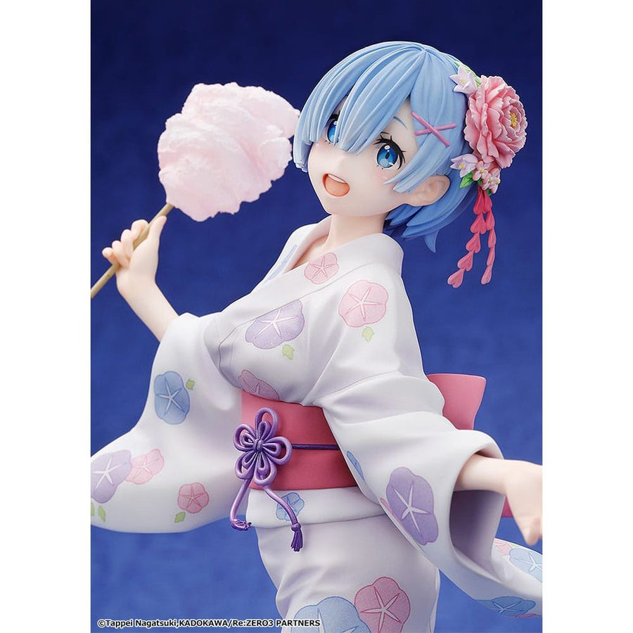 Re:ZERO - Starting Life in Another World - PVC Statue 1/8 Rem Yukata Ver. Renewal Package Edition 23 cm - The Happy Toy Store