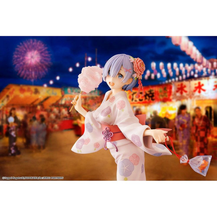 Re:ZERO - Starting Life in Another World - PVC Statue 1/8 Rem Yukata Ver. Renewal Package Edition 23 cm - The Happy Toy Store