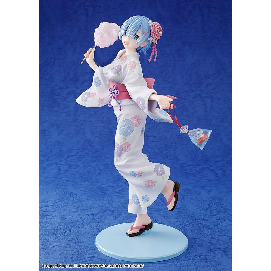 Re:ZERO - Starting Life in Another World - PVC Statue 1/8 Rem Yukata Ver. Renewal Package Edition 23 cm - The Happy Toy Store