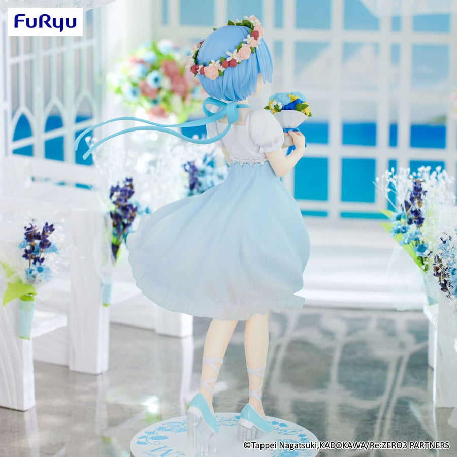 Re:Zero Starting Life in Another World Trio - Try - iT PVC Statue Rem Bridesmaid 21 cm - The Happy Toy Store