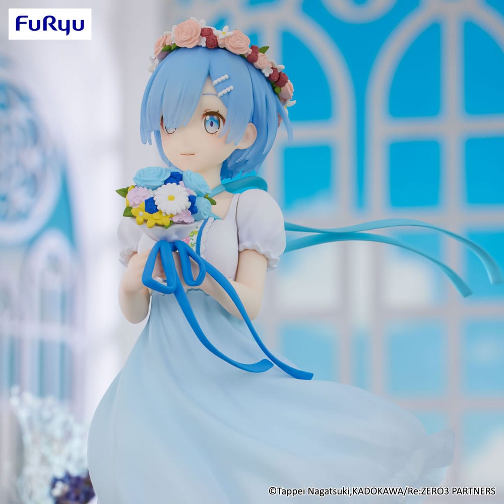 Re:Zero Starting Life in Another World Trio - Try - iT PVC Statue Rem Bridesmaid 21 cm - The Happy Toy Store