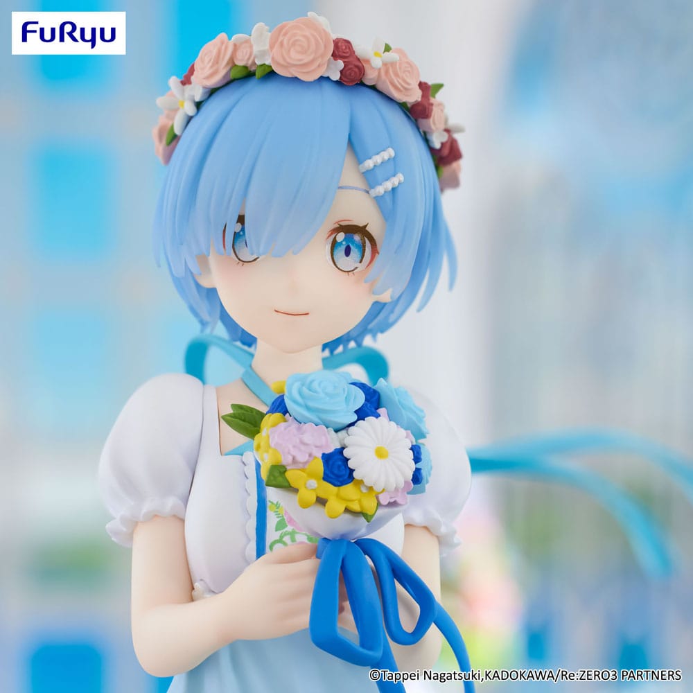 Re:Zero Starting Life in Another World Trio - Try - iT PVC Statue Rem Bridesmaid 21 cm - The Happy Toy Store