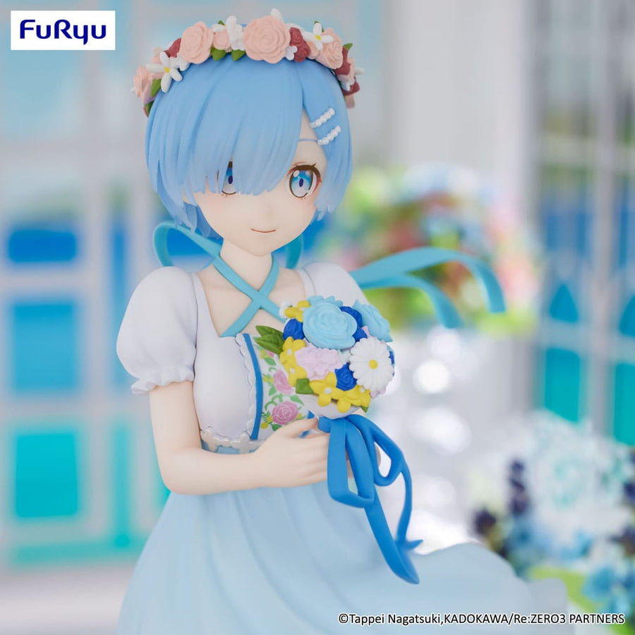 Re:Zero Starting Life in Another World Trio - Try - iT PVC Statue Rem Bridesmaid 21 cm - The Happy Toy Store