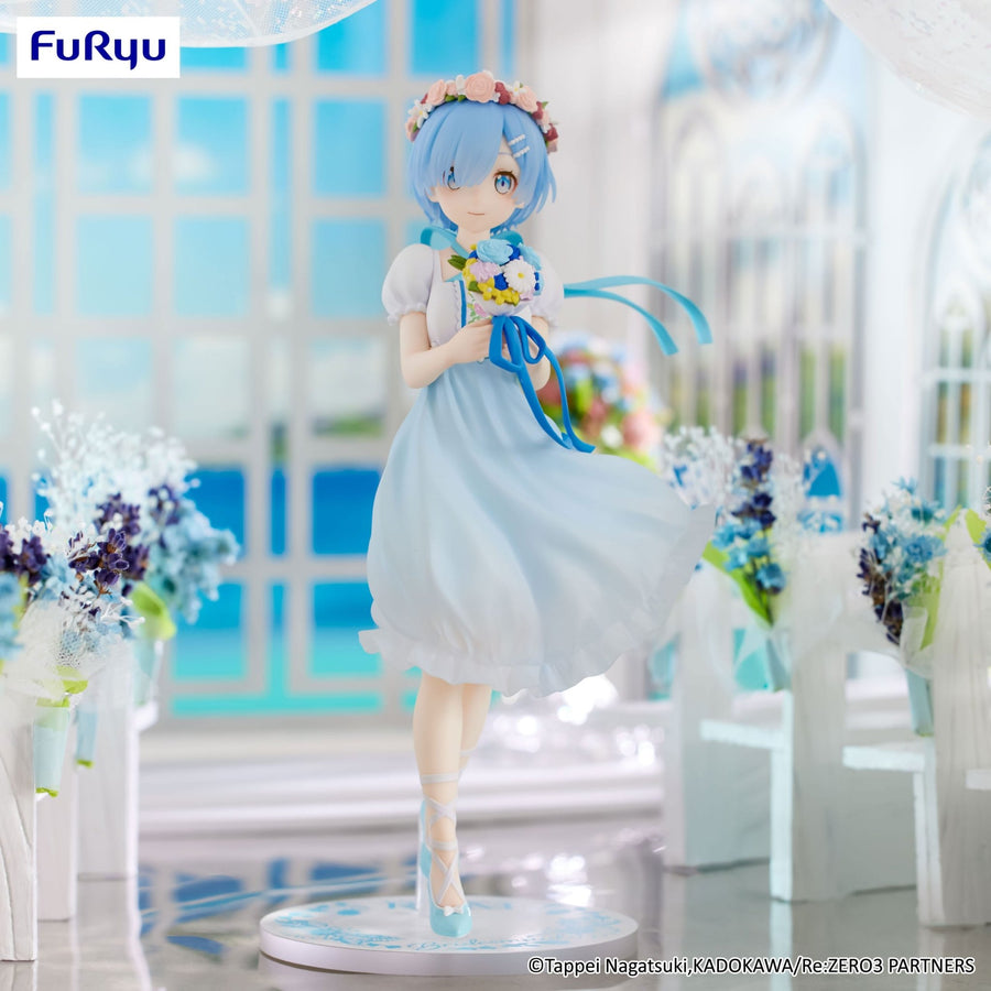 Re:Zero Starting Life in Another World Trio - Try - iT PVC Statue Rem Bridesmaid 21 cm - The Happy Toy Store