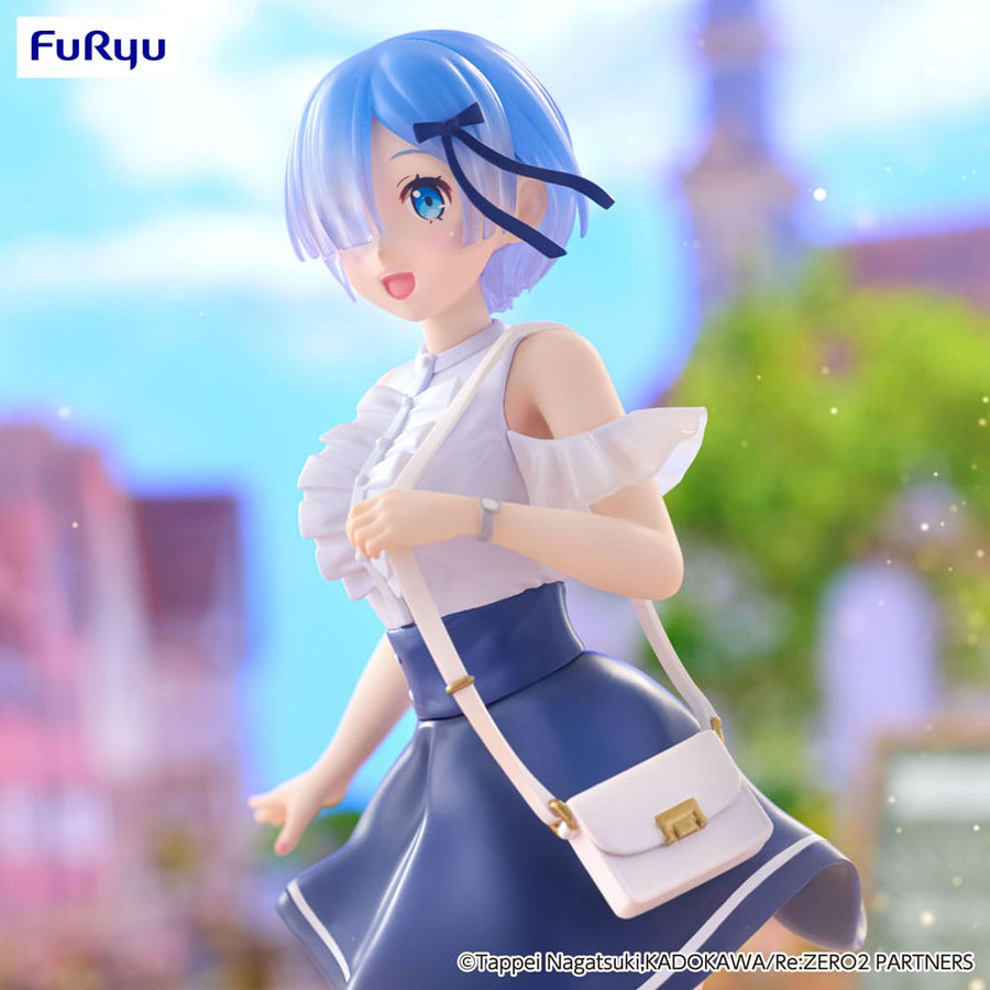 Re:Zero Starting Life in Another World Trio - Try - iT PVC Statue Rem Date Plan Ver. 21 cm - The Happy Toy Store