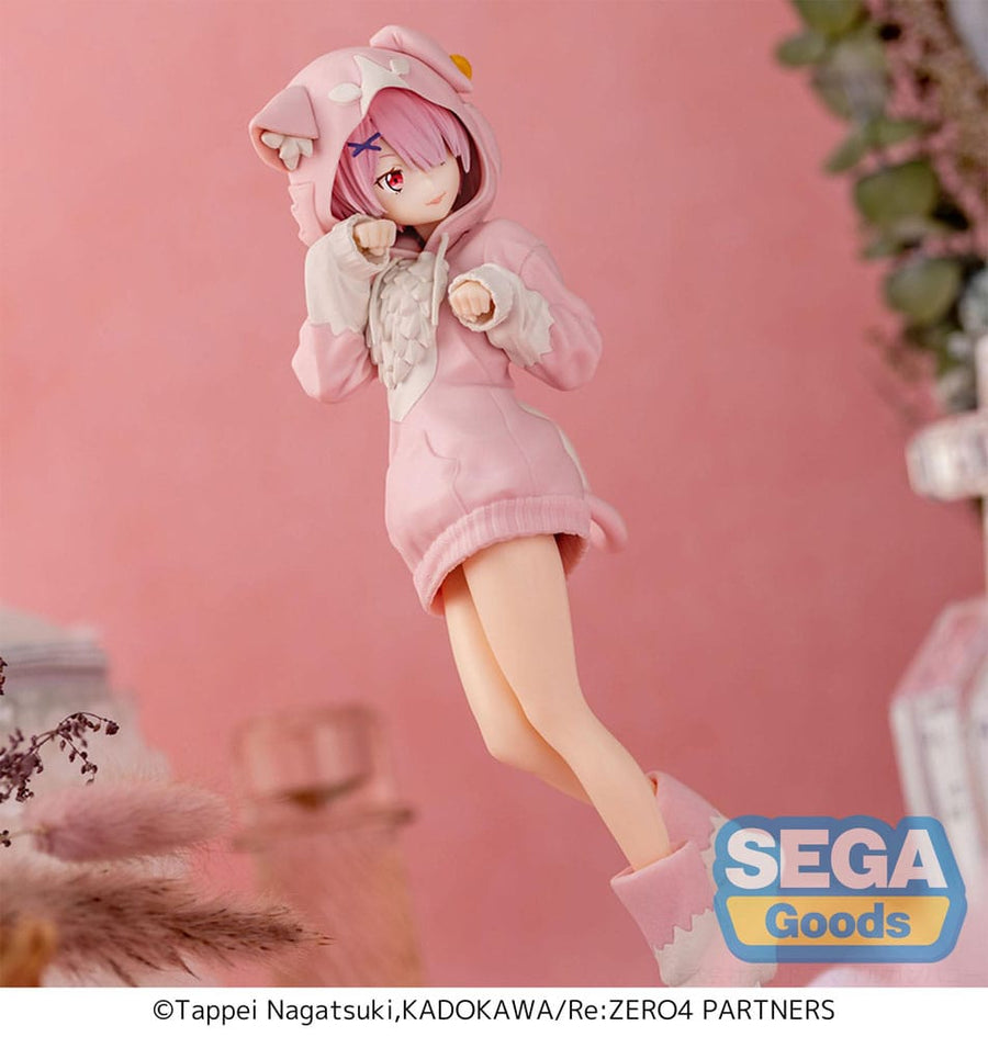 Re:Zero Starting Life in Another World XStellar PVC Statue Ram Mofumofu Pack 22 cm - The Happy Toy Store