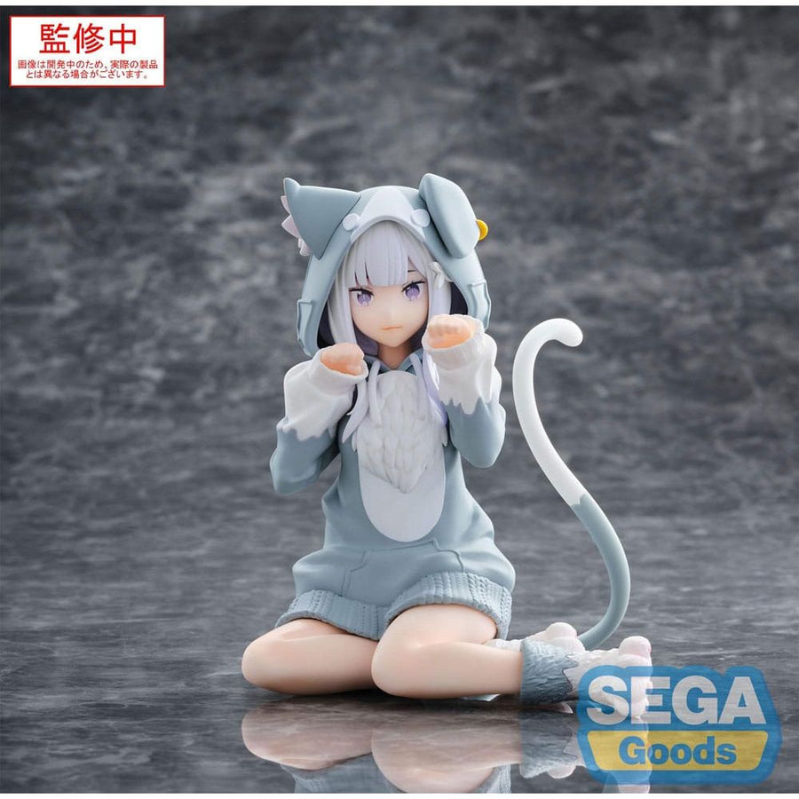 Re:Zero Starting Life in Another World Yumemirize PVC Statue Emilia Mofumofu Pack 11 cm - The Happy Toy Store