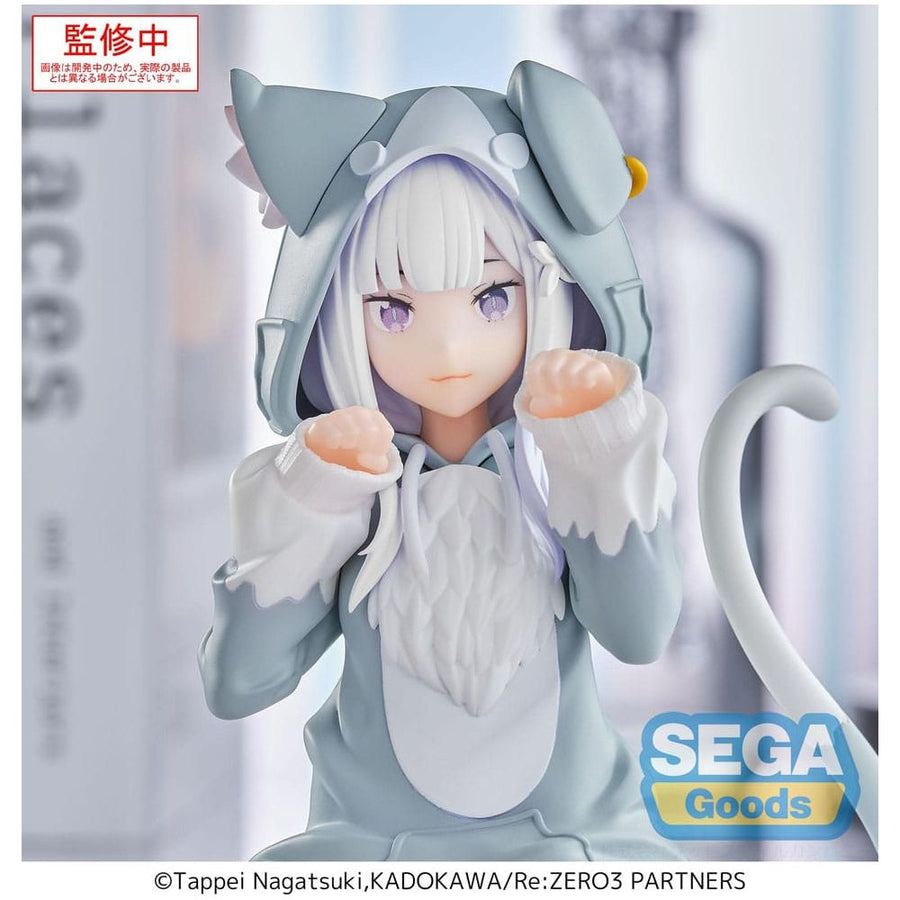 Re:Zero Starting Life in Another World Yumemirize PVC Statue Emilia Mofumofu Pack 11 cm - The Happy Toy Store