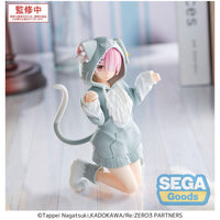 Re:Zero Starting Life in Another World Yumemirize PVC Statue Ram Mofumofu Pack 11 cm - The Happy Toy Store