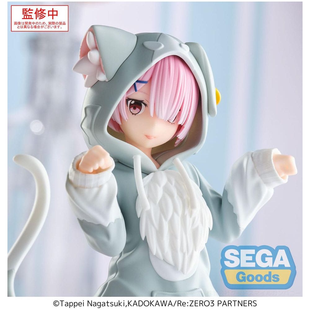 Re:Zero Starting Life in Another World Yumemirize PVC Statue Ram Mofumofu Pack 11 cm - The Happy Toy Store