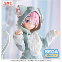 Re:Zero Starting Life in Another World Yumemirize PVC Statue Ram Mofumofu Pack 11 cm - The Happy Toy Store