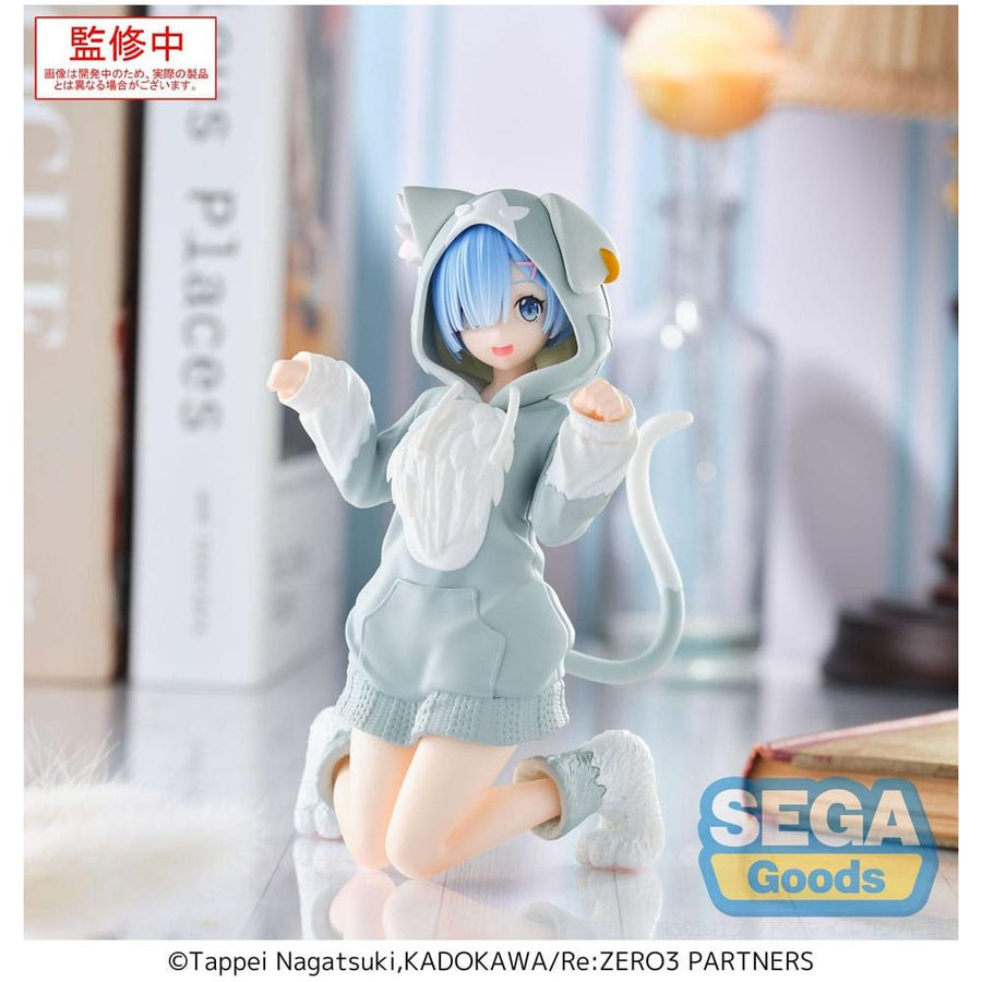 Re:Zero Starting Life in Another World Yumemirize PVC Statue Rem Mofumofu Pack 11 cm - The Happy Toy Store