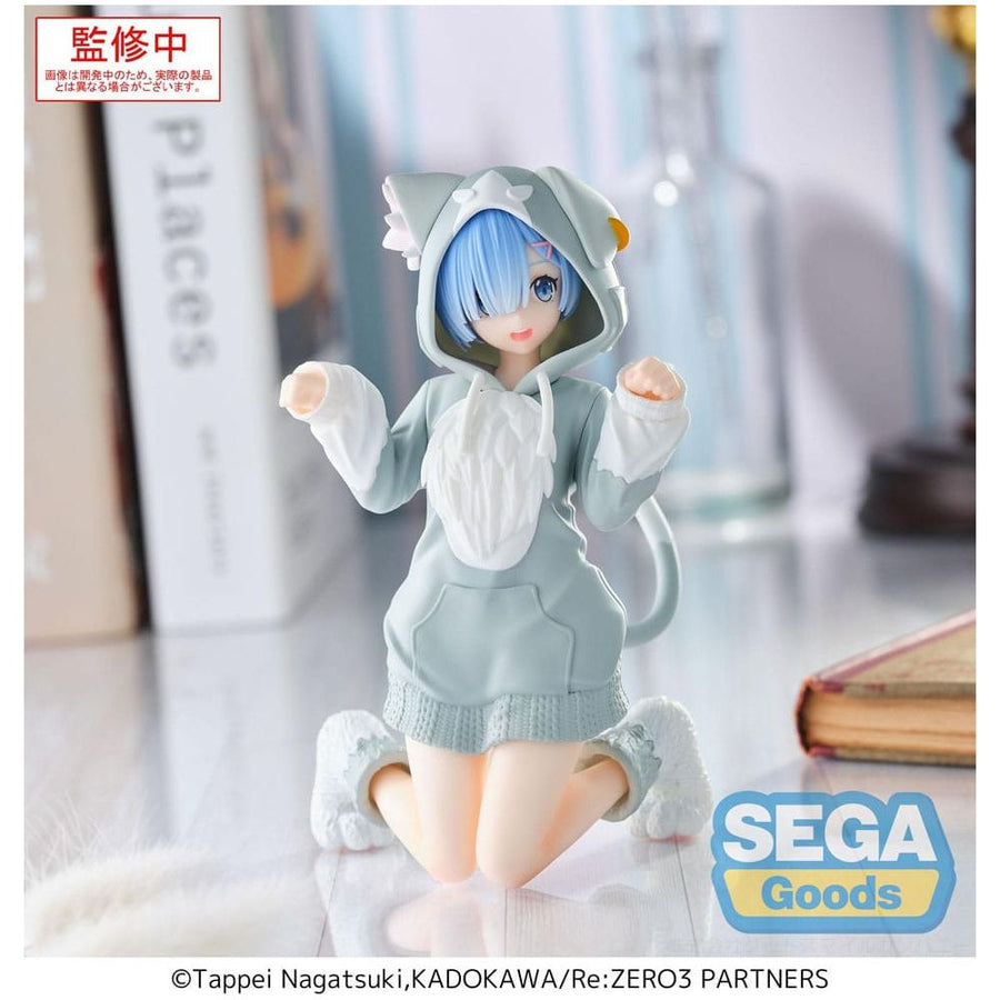 Re:Zero Starting Life in Another World Yumemirize PVC Statue Rem Mofumofu Pack 11 cm - The Happy Toy Store