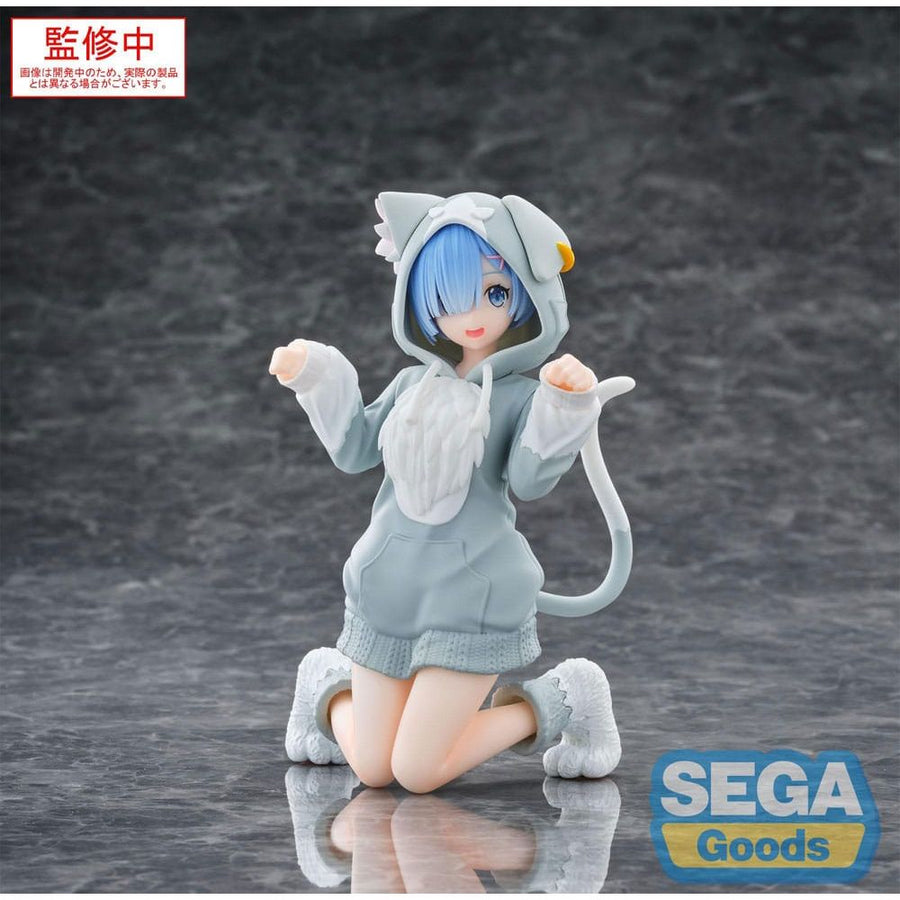 Re:Zero Starting Life in Another World Yumemirize PVC Statue Rem Mofumofu Pack 11 cm - The Happy Toy Store