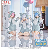 Re:Zero Starting Life in Another World Yumemirize PVC Statue Rem Mofumofu Pack 11 cm - The Happy Toy Store