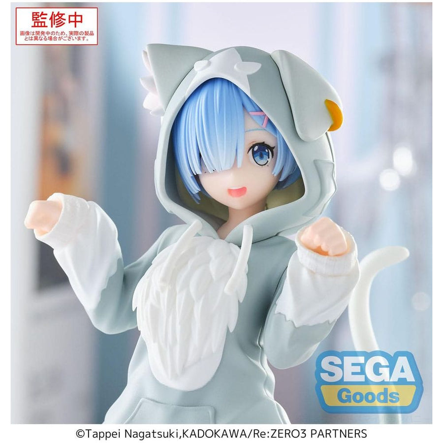 Re:Zero Starting Life in Another World Yumemirize PVC Statue Rem Mofumofu Pack 11 cm - The Happy Toy Store