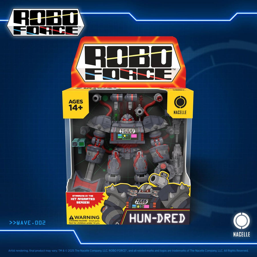 Robo Force Action Figure Wave 2 Hun - Dred 23 cm - The Happy Toy Store