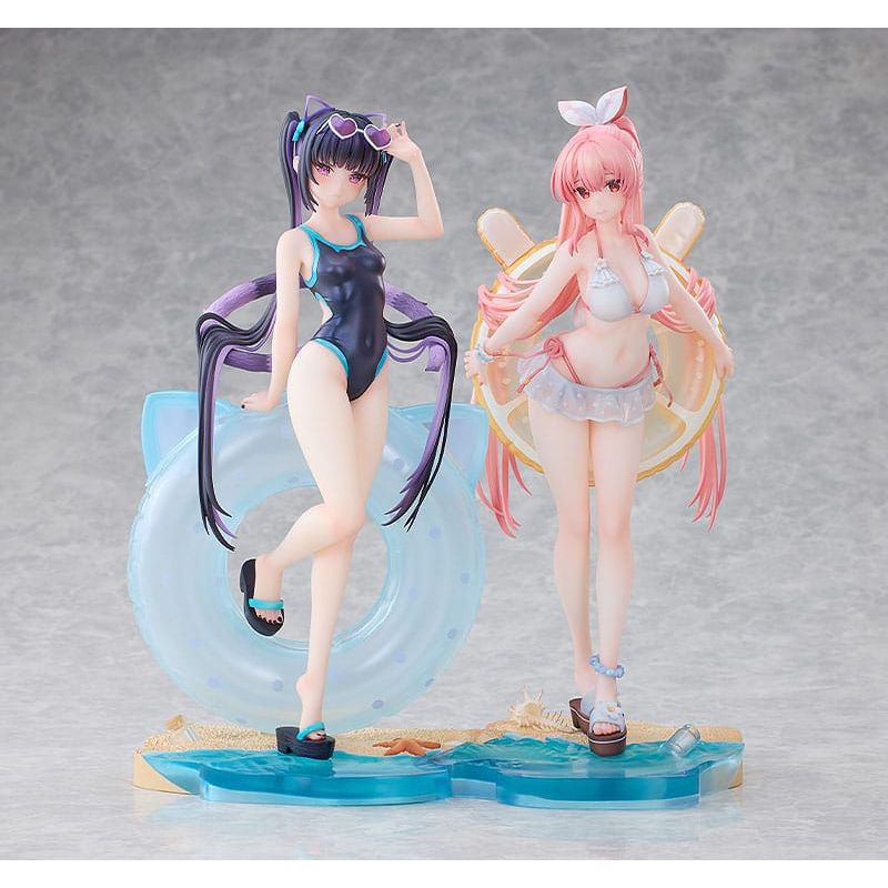 Rosuuri Original Character PVC Statue 1/7 Cheshire Cat Mika: Swimsuit Ver. 25 cm - The Happy Toy Store